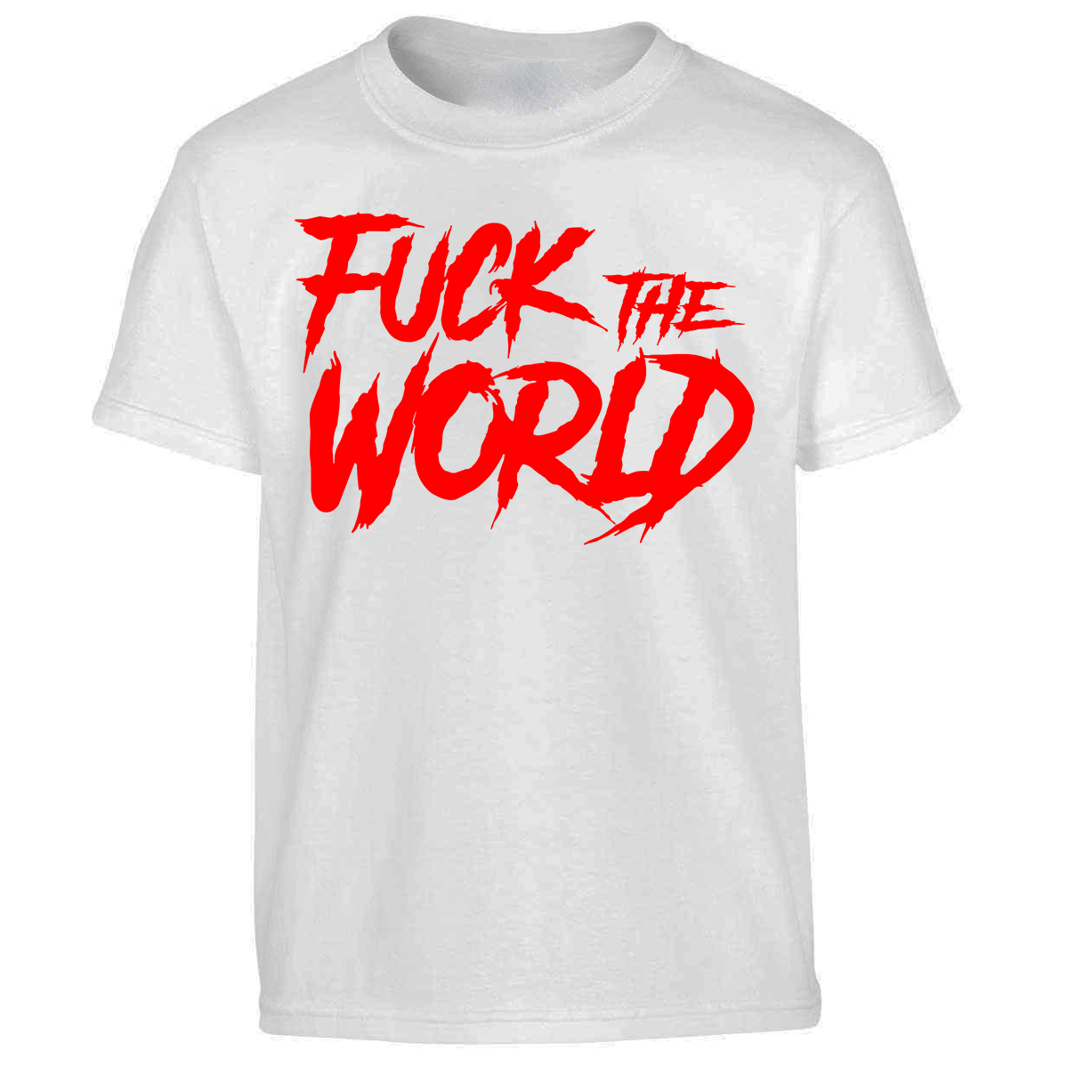 Bild von Fuck the World - Shirt (weiß)